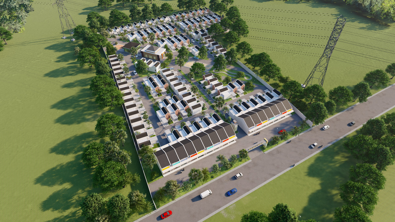 Perencanaan siteplan perumahan modern